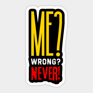Never Not Funny Sticker